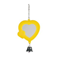Іграшка для птахів Trixie Дзеркало «Серце» 7 см (пластик, кольори в асортименті)