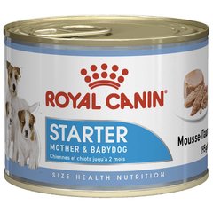Влажный корм Royal Canin Starter Mousse для беременных собак и щенков, 195 г