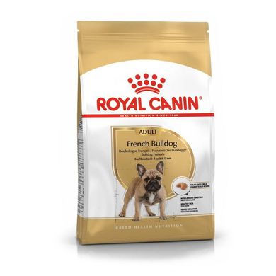 Сухой корм для взрослых собак породы французский бульдог Royal Canin French Bulldog Adult 3 кг (домашняя птица)