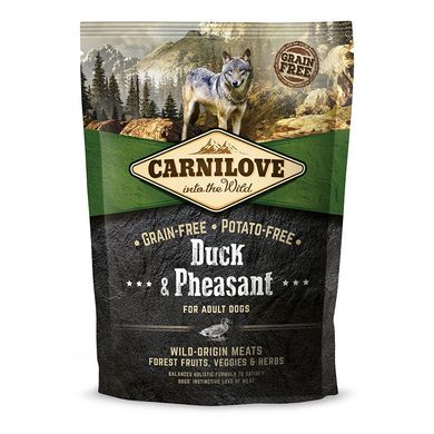 Сухий корм для дорослих собак всіх порід Carnilove Duck & Pheasant 1,5 кг (качка та фазан)