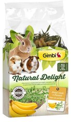 Травяной микс для грызунов GimBi Natural Delight овес и банан, 100 г