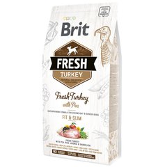 Brit Fresh Turkey/Pea Light Fit & Slim Adult 2,5 кг індичка,горошок для дорослих собак