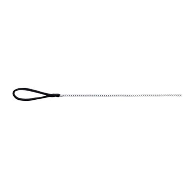 Поводок-цепь Trixie с нейлоновой ручкой 1 м / 4 мм (чёрный)