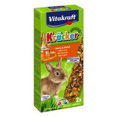 Ласощі для кроликів Vitakraft «Kracker Original + Honey & Spelt» 2 шт. (мед та спельта)