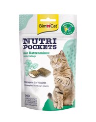 Витаминные лакомства для кошек GimCat Nutri Pockets Кошачья мята+Мультивитамин 60 г
