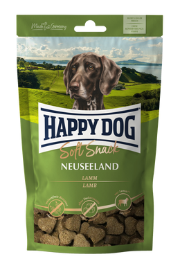 Лакомства мягкие Happy Dog Soft Snack Neuseeland для собак средних и крупных пород с чувствительным пищеварением, с ягненком и рисом, 100 г