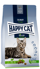 Сухий корм Happy Cat Culinary Weide Lamm для дорослих котів зі смаком ягняти, 1,3 кг, 70548