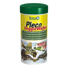 Tetra PLECO Veggie Wafers 250ml, для аквариумних