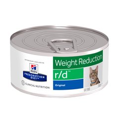 Консерва Hill's Prescription Diet Weight Reduction r/d для котів з надмірною вагою, 156 г