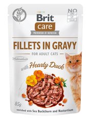 Brit Care Cat pouch 85g филе в соусе с уткой