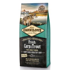 Сухий корм для дорослих собак всіх порід Carnilove Fresh Carp & Trout 12 кг (риба)