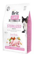Сухий корм для стерилізованих котів Brit Care Cat GF Sterilized Sensitive, 2 кг
