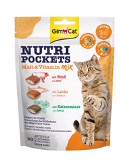 Витаминные лакомства для кошек GimCat Nutri Pockets Мультивитамин микс 150 г