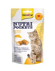 Вітамінні ласощі для котів GimCat Nutri Pockets Сир + Таурин 60 г