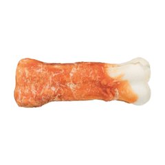 Ласощі для собак Trixie Кістка для чищення зубів з куркою Denta Fun 11 см 60 г (2 шт.)