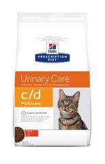 Сухой корм Hill's Prescription Diet Feline c/d Multicare Urinary Care для кошек, с курицей, 1,5 кг