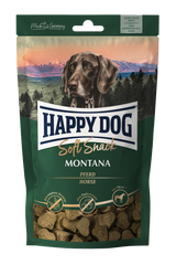 Лакомства мягкие Happy Dog Soft Snack Montana для собак средних и крупных пород, с кониной, 100 г