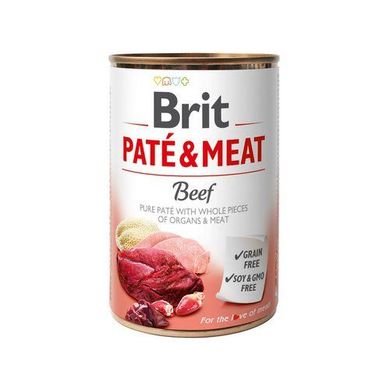 Brit Paté & Meat Dog k 400 g с олениной