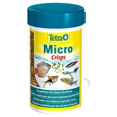 Сухий корм для дрібних акваріумних риб Tetra в чипсах «Micro Crisps» 100 мл (для всіх акваріумних риб), для аквариумних