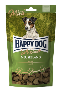 Лакомства мягкие Happy Dog Soft Snack Mini Neuseeland для собак мелких пород, с ягненком и рисом, 100 г