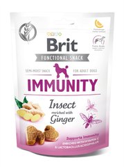 Функциональные лакомства Brit Care Immunity насекомые с имбирем для собак, 150 г