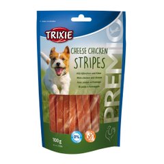 Ласощі для собак Trixie PREMIO Chicken Cheese Stripes 100 г (курка та сир)