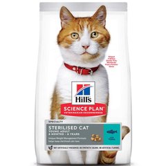 Сухой корм Hill's Science Plan Young Adult Sterilised Cat для кошек, с тунцом, 300 г