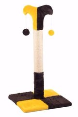 Дряпка Д02 "Клоун" столбик 70 см желто-коричневая