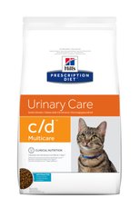 Сухой корм Hill's Prescription Diet Feline Urinary Care для кошек с заболеванием почек, океаническая рыба, 1,5 кг