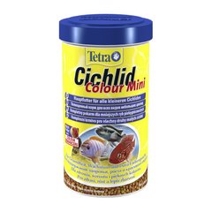 Сухий корм для акваріумних риб Tetra в гранулах «Cichlid Colour Mini» 500 л (для всіх цихлід), для аквариумних