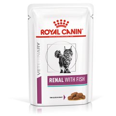 Вологий корм Royal Canin Renal при хронічній нирковій недостатності у кішок, тунець, 85 г