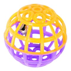 Игрушка для кошек Природа Мяч с погремушкой 4,5 см (пластик, цвета в ассортименте)