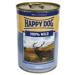 Консерва Happy Dog NaturLine Dose 100% Wild для собак, з дичиною, 400 г