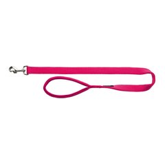 Повідець Trixie нейлоновий з неопреновою петлею «Premium» M-L 1 м / 20 мм (рожевий)