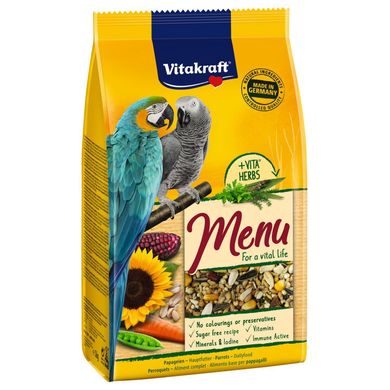 Корм для крупных попугаев Vitakraft «Premium Menu» 3 кг