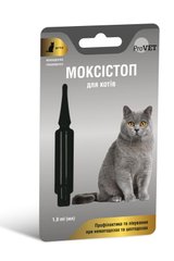 Антигельмінтний препарат ProVET Моксістоп для котів 4-10 кг, (1 піпетка * 1.0 мл)