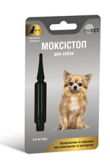 Антигельминтный препарат ProVET Моксистоп для собак до 4 кг, (1 пипетка*0.4мл)