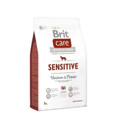 Сухой корм для собак с чувствительным пищеварением Brit Care Sensitive Venison & Potato 3 кг (оленина и картофель)