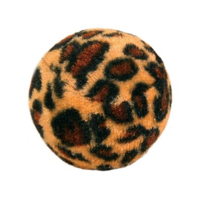 Игрушка для кошек Trixie Мяч леопардовый с погремушкой d:4 см, набор 4 шт.