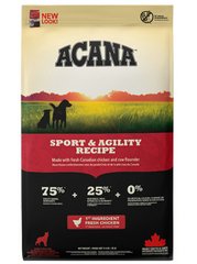 Сухий корм Acana Sport & Agility Recipe для дорослих активних і робочих собак всіх порід, 11.4 кг