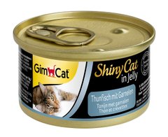 Shiny Cat k 70 г тунец и креветки