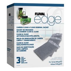 Наповнювач для фільтра Fluval «Edge» активоване вугілля (3 x 45 г)