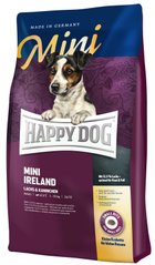 Сухий корм Happy Dog Mini Irland для дорослих собак дрібних порід з проблемами шкіри і шерсті, з лососем, 1 кг