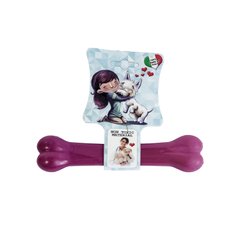 Іграшка-кістка для собак "Slurpy-Toy 3", 18,5x4x2 см, - Рожевий; - Помаранчевий; - Зелений; - Блакитний.