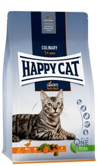 Сухий корм Happy Cat Culinary Land Ente для дорослих котів зі смаком качки, 4 кг, 70567