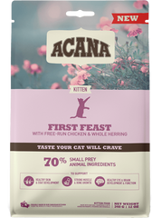 Сухой корм Acana First Feast Cat со вкусом курицы и сельди, для котят всех пород, 340 г