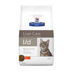 Сухой корм Hill's Prescription Diet Feline l/d Liver Care для кошек, с курицей, 1.5 кг