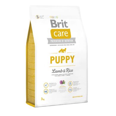 Сухий корм для цуценят всіх порід Brit Care Puppy Lamb & Rice