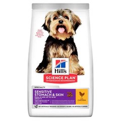 Сухий корм Hill's Science Plan Adult Sensitive Stomach & Skin Small & Mini для собак, з ягням і рисом, 1,5 кг