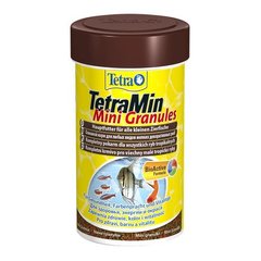 Tetra MIN Mini Granules 100ml, для аквариумних